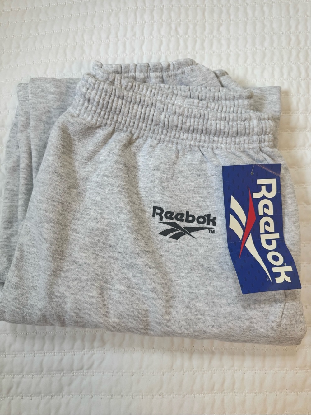 Vintage 1993 Reebok Sweatpants Men's XXL Gray NWT Made USA Deadstock 90s